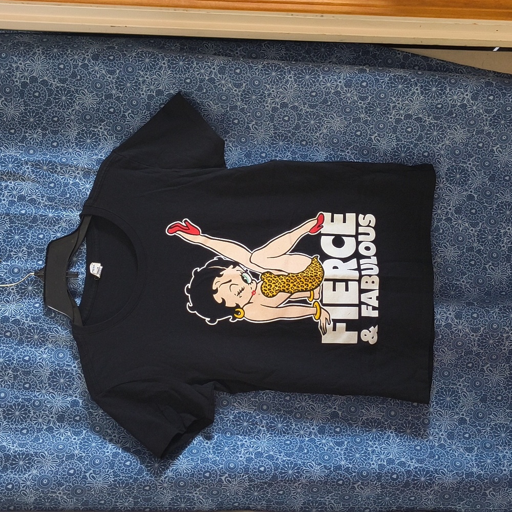 Fierce & Fabulous Black Graphic Tee